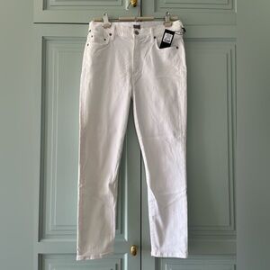 Citizens of Humanity White High Rise Skinny Jean Size 30
